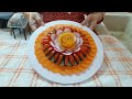 Eye Catching Vegetable Salad Plating Idea/Food Decorations #Isabelle Art & Design