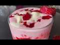 Strawberry Milkshake with homemade strawberry crush syrup | strawberry recipes | strawberry shake