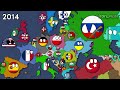 History of Europe (1900-2024) Countryballs Best version