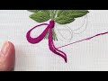 New Bouquet Daffodils Embroidery Design || Embroidery for Beginners tutorial.