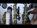 Combi boiler not working? an easy fix,using the refill pressure loop.