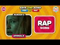 POP vs RAP: Save One Drop One Song 🎵 | Music Quiz Challenge