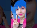 BlackPink Lisa Jennie BLUE 💙 PINK 💗 Hair Colour #blackpink #ibispaintx #edit #Cheene photo short