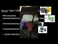 Viper 3305V 2-way car alarm (with accessory sensors)
