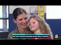Watch: Two military parents surprise their daughters during school