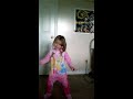 5Yr old Josie Dancing to Ice Ice Baby- nailed it