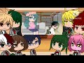 MHA react to trans deku, abusive inko, middle school- angst- desc