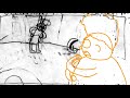 Wait animatic storyboard