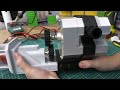 3D Printed WATER JET With TWO IMPELLERS - Visible Cavitation (TRANSPARENT)