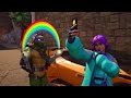 April's MAGIC KISS Turns Leonardo EVIL. Fortnite Teenage Mutant Ninja Turtles