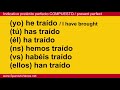 Castilian Spanish lesson: How to conjugate more than 10 Spanish verbs  Learn Spanish With Pablo.