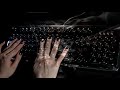 🖮  KeyBoarding you to SLEEP 💤 ASMR • No Talking • Strobe Effect