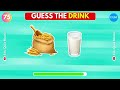 Guess the DRINK by Emoji 🥤🧃 Food And Drink Quiz 2024