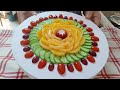 Fruit and Vegetable Plating Idea/Food Decorations/Fruit and Vegetable Art and Design @isabeltv249