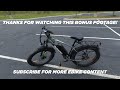 Cheap Fat Tire E-bike on the Trails | Mukkpet Suburban Electric Bike