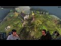 Zwei Spieler gegen Zwei Schwere KI | Age Of Empires 4