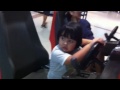 Thirdy's first driving lesson