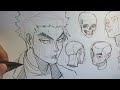 Drawing Heads using CUBES - TMS (ASMR Sketching)
