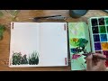 🌳How to Paint Studio Ghibli Bush🌳 STEP BY STEP Gouache Tutorial (Be Prepared - LOTS OF PAINTING!)