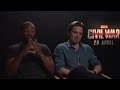 Anthony Mackie & Sebastian Stan press/panel hilarity