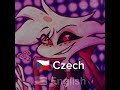 Hazbin Hotel Addict English Vs Czech 🇺🇸🇨🇿 #addict #hazbinhotel #cz