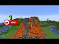 NOOB vs PRO: VOLCANO HOUSE Build Challenge in Minecraft