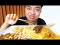 MUKBANG 1 KG GULAI TUNJANG KIKIL + 50 TUSUK SATE KAMBING PAKE NASI SEGUNUNG