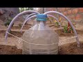 How to make Drip Irrigation with cheap plastic bottles, simple, fast and easy to do.