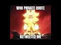 WHO PRIVATE QUOTE RETWEETED ME (Sonic Meme)