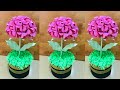 Anh thư/DIY flower vase from cardboard super beautiful super easy#diy #origami #gapgiay #blackpink