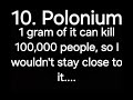 Top 10 Deadliest Elements Of The Periodic Table!