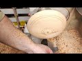 Disc Flower Vase With Easy Inlay | 4-Ways Woodturning Project