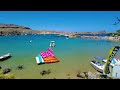 Rhodes 4K - Walking on 5 Top Beaches - Clear Water, Sand, and Sunbathing