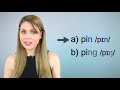 N /n/ vs NG /ŋ/ Consonant Sounds | Learn English Pronunciation Course | 44 Words