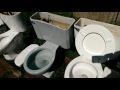 Flushing 8 toilets