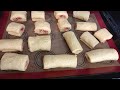 Step-by-Step Process for Making and Freezing Sausage and Chicken Rolls: Easy Recipe!