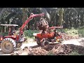 proses pengangkutan pupuk kompos.... mesin pengangkut nya keren😊