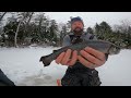 FIRST FRIGGIN' ICE DUDE! Brook Trout