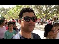 The crowd at the safari in bannerghatta national park and zoo on a weekend in Jan