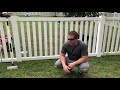 How to CLEAN WHITE VINYL FENCE FAST