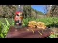 Ultimate River-Side ASMR Burger Cookoff: Better Than McDonald's & In-N-Out | Doritos Crunch Topping!