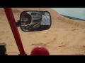 Camera riding shotgun in a Honda Pilot at Little Sahara Oklahoma sand dunes