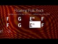 Floating Folk Rock #backingtrack C major, 116bpm, +Piano version. Play along & have fun!