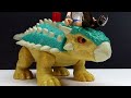 BUMPY AND BEN!!! Jurassic World Camp Cretaceous Bumpy the Ankylosaurus and Ben Review!!! Imaginext!