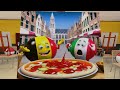 Countryballs School: Draws Country Ketchup on Pizza Italy