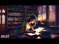 1-Hour Library Focus Study Ambience ✩ No music