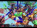 My teamates all left me… Can I Clutch up a 1v4v4v4? (Roblox Bedwars)