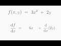 Difference Between Partial and Total Derivative