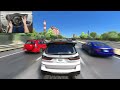 BMW X7M Street Racing Through Traffic - Assetto Corsa (Steering Wheel + Shifter) Gameplay