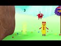 Holes | Full Episode - S1 E14 | Numberblocks (Level 1 - Red 🔴)